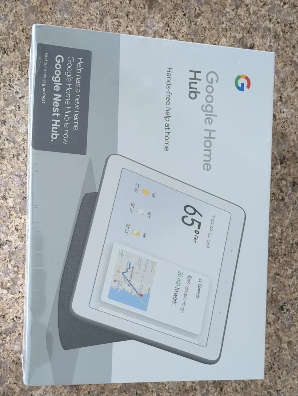 NIB Google Home Hub Smart Display 1st Gen Factory Sealed Model GA00515-US